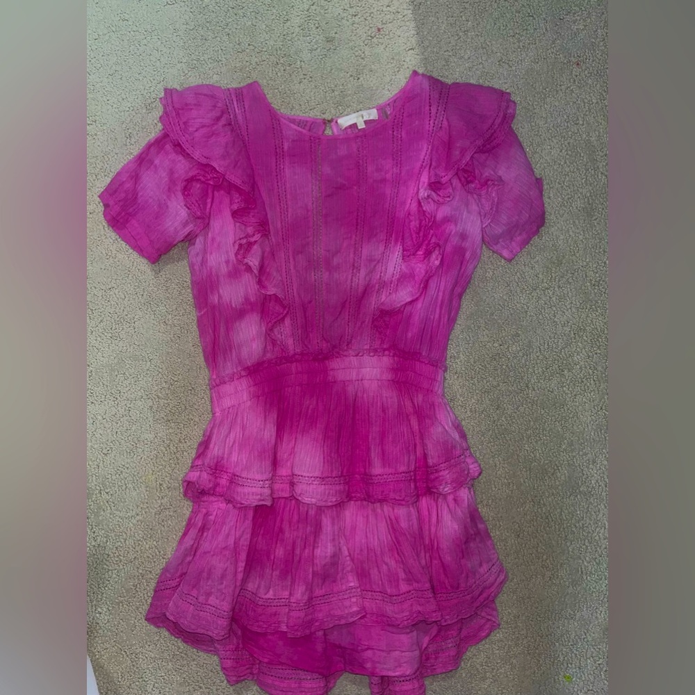 Natasha Mini Dress (hot pink)